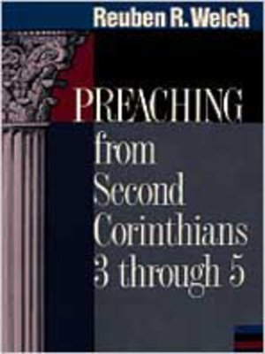 cover image of Preaching from Second Corinthians 3 Through 5